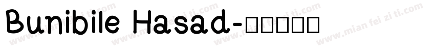 Bunibile Hasad字体转换